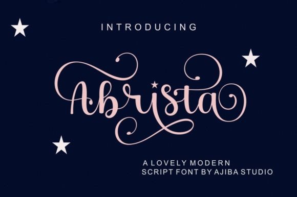 Abrista: A Script Handwritten Font for Elegance and Versatility