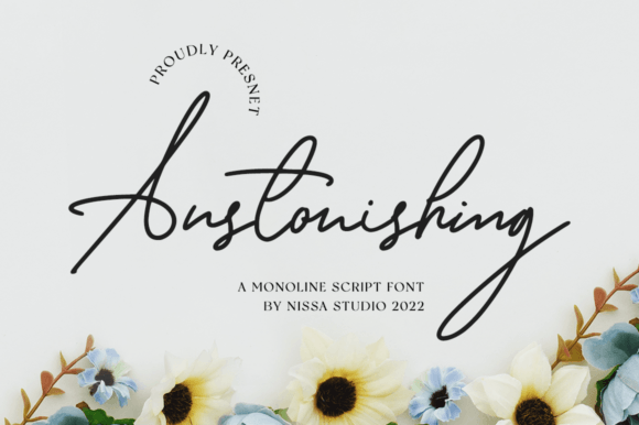 Anstonishing: The Script Handwritten Font That Elevates Your Brand
