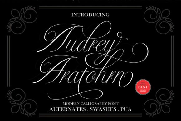 Audrey Aratohrn Script Font Review