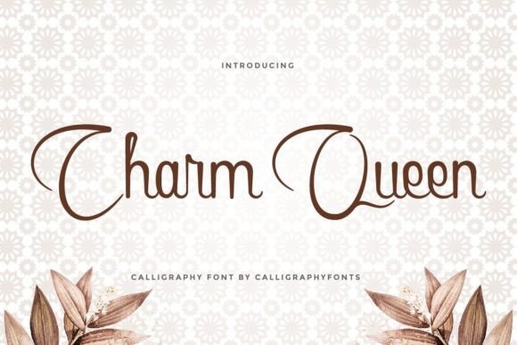 Charm Queen Font for Handmade Creators and Printable Designers