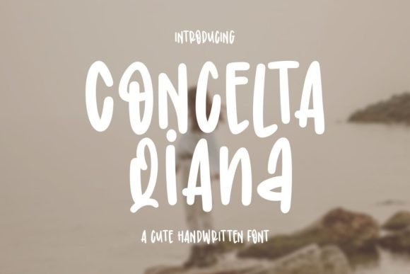 Concelta Qiana: A Script Handwritten Font for Creative Crafters and Product Makers