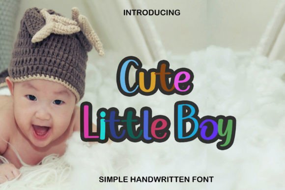 Cute Little Boy: A Script Font for Elegant Branding and Creative Design
