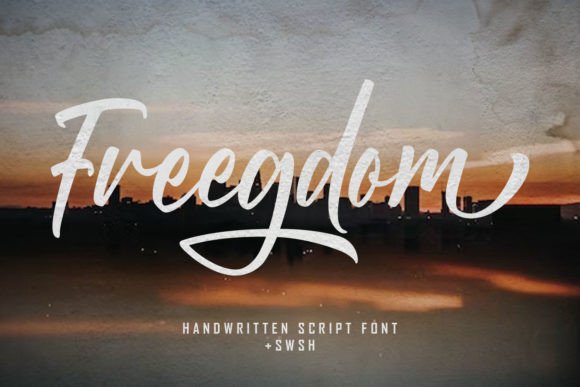 Freegdom: A Script Handwritten Font That Elevates Your Design Projects