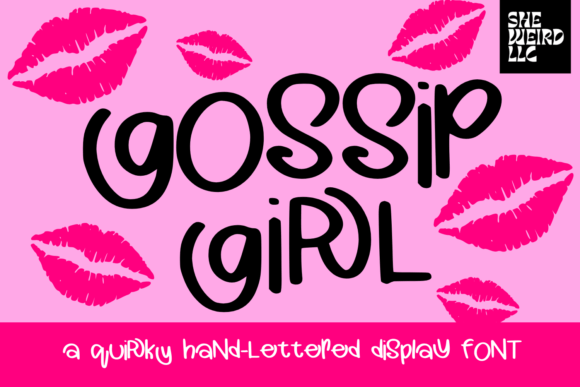 Gossip Girl: A Script Handwritten Font for Creative Crafters