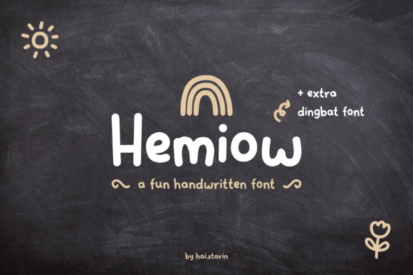 Hemiow: The Playful Script Font for Dynamic Digital Campaigns
