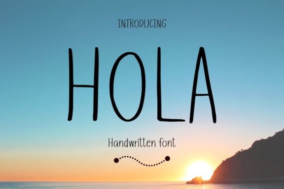 Hola: A Versatile Script Handwritten Font for Creative Projects