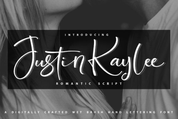 Justin Kaylee: A Romantic Font for Creative Branding