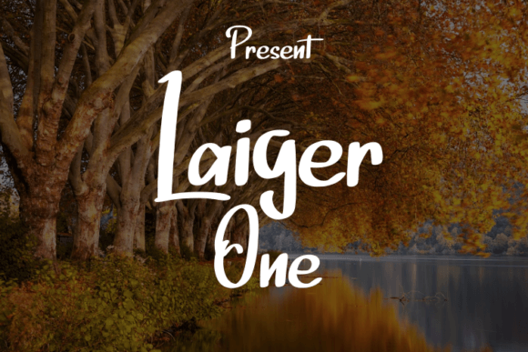 Laiger One: A Script Handwritten Font for Editorial Elegance