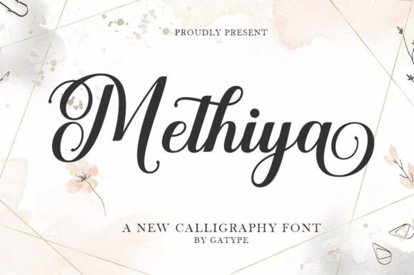 Methiya: A Modern Script Font for Creative Projects