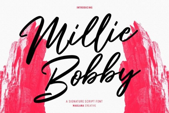 Millie Bobby: The Perfect Script Handwritten Font for Crafters and Designers