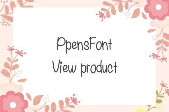 Ppens: A Script Handwritten Font That Breathes Life into Every Design