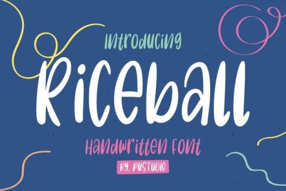 Riceball: A Script Handwritten Font for Modern Web Design