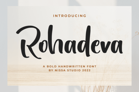 Rohadeva: A Script Handwritten Font That Elevates Your Design Projects