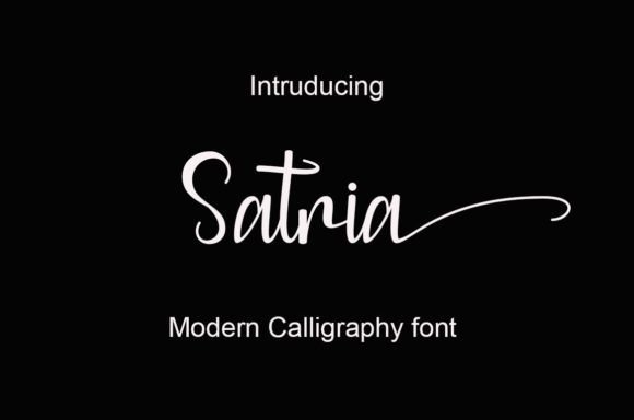 Satria: The Script Handwritten Font That Elevates Your Digital Brand