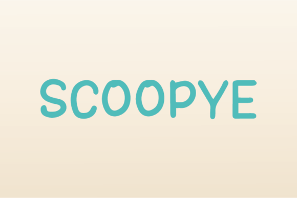 Scoopye: The Perfect Font for Small Business Branding