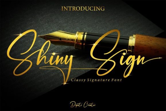Shiny Sign: A Delicate Script Font for Elegant Branding