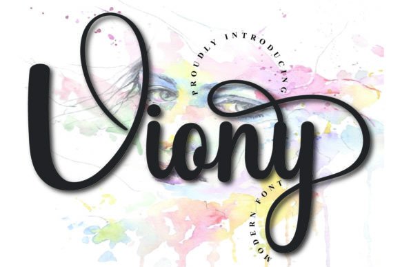 Viony: A Script Handwritten Font for Editorial Design and Creative Expression