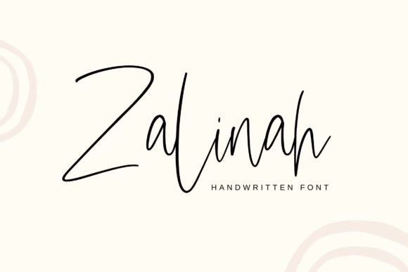 Zalinah: A Script Handwritten Font for Editorial Expression